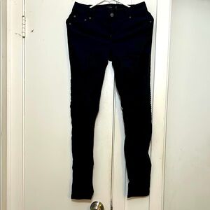 prAna Elegant Black Trousers pants skinny sz 6